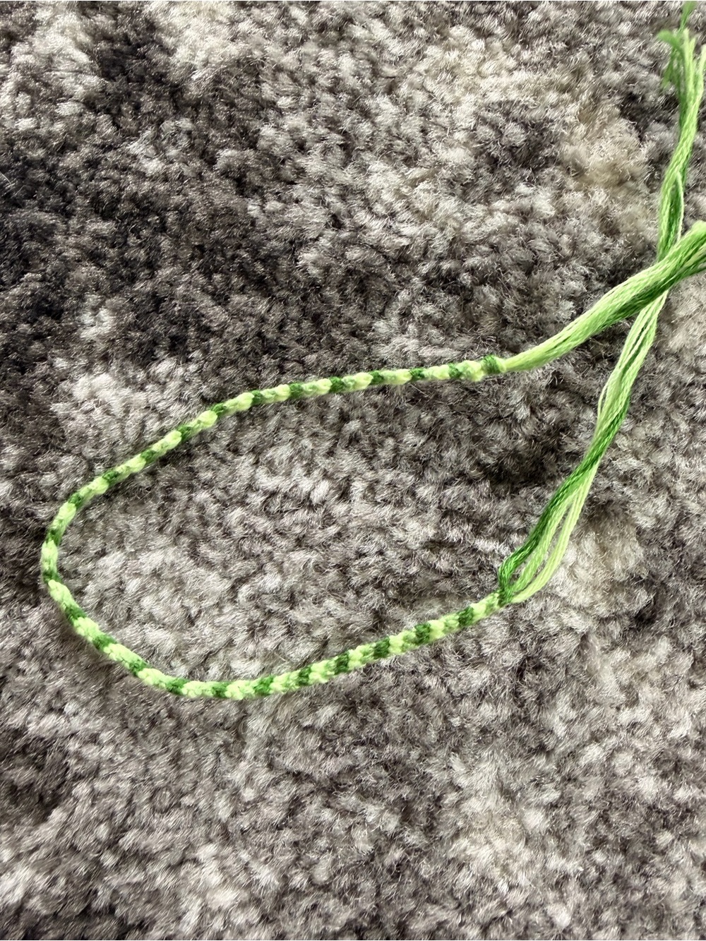 Handmade Green Friendship Bracelet